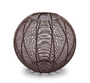 Сферический подсвечник Amer из коричневого металла