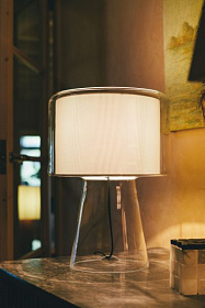 Настольная лампа Mercer перламутрово-белая