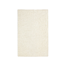 Magaret Ковер из хлопка с эффектом овчины (букле) белого цвета 160 x 230 см