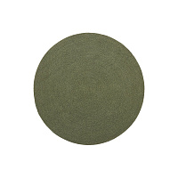 Despas Зеленый круглый ковер из синтетических волокон