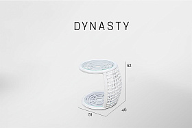 Столик для лежака Dynasty WHITE