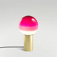 Настольный светильник Dipping Light M розовый-латунь
