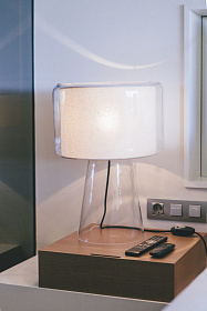 Настольная лампа Mercer M перламутрово-белая