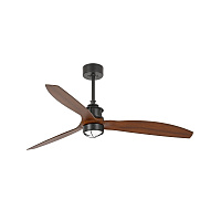 Потолочный вентилятор Just Fan LED черный/деревянный