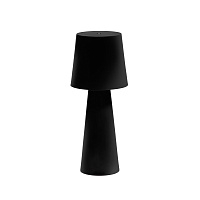 Arenys Большая переносная настольная лампа в черном цвете