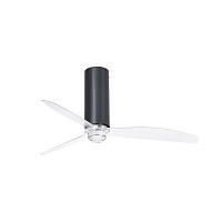 Потолочный вентилятор Tube Fan черный/прозрачный 128 см