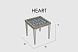 Столик для лежака Heart SEASHELL