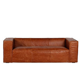 Трехместный кожаный диван Elmo 