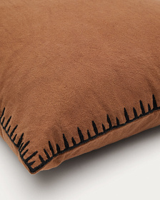 Чехол на подушку Satol из коричневого хлопка 45x45