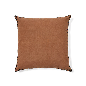 Чехол на подушку Satol из коричневого хлопка 45x45